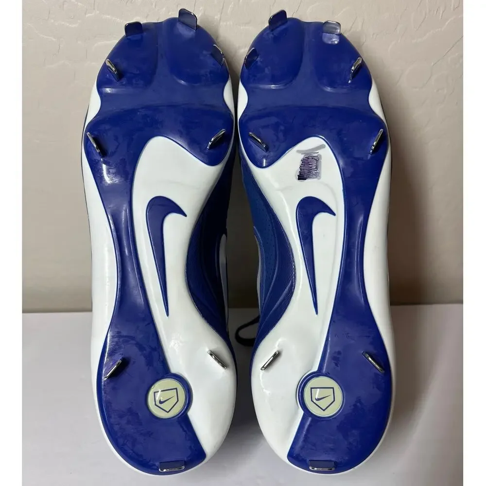 Nike Baseball MVP Pro Metal Cleats Deep Royal Blue 524641-410 Size 14